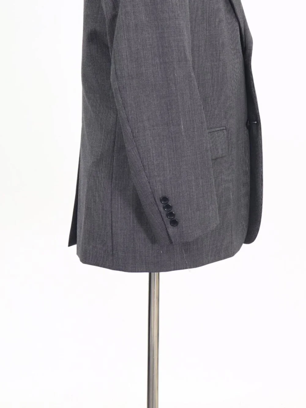Nautica 41R Gray Blazer Sport Coat Jacket 2-Button Houndstooth W883